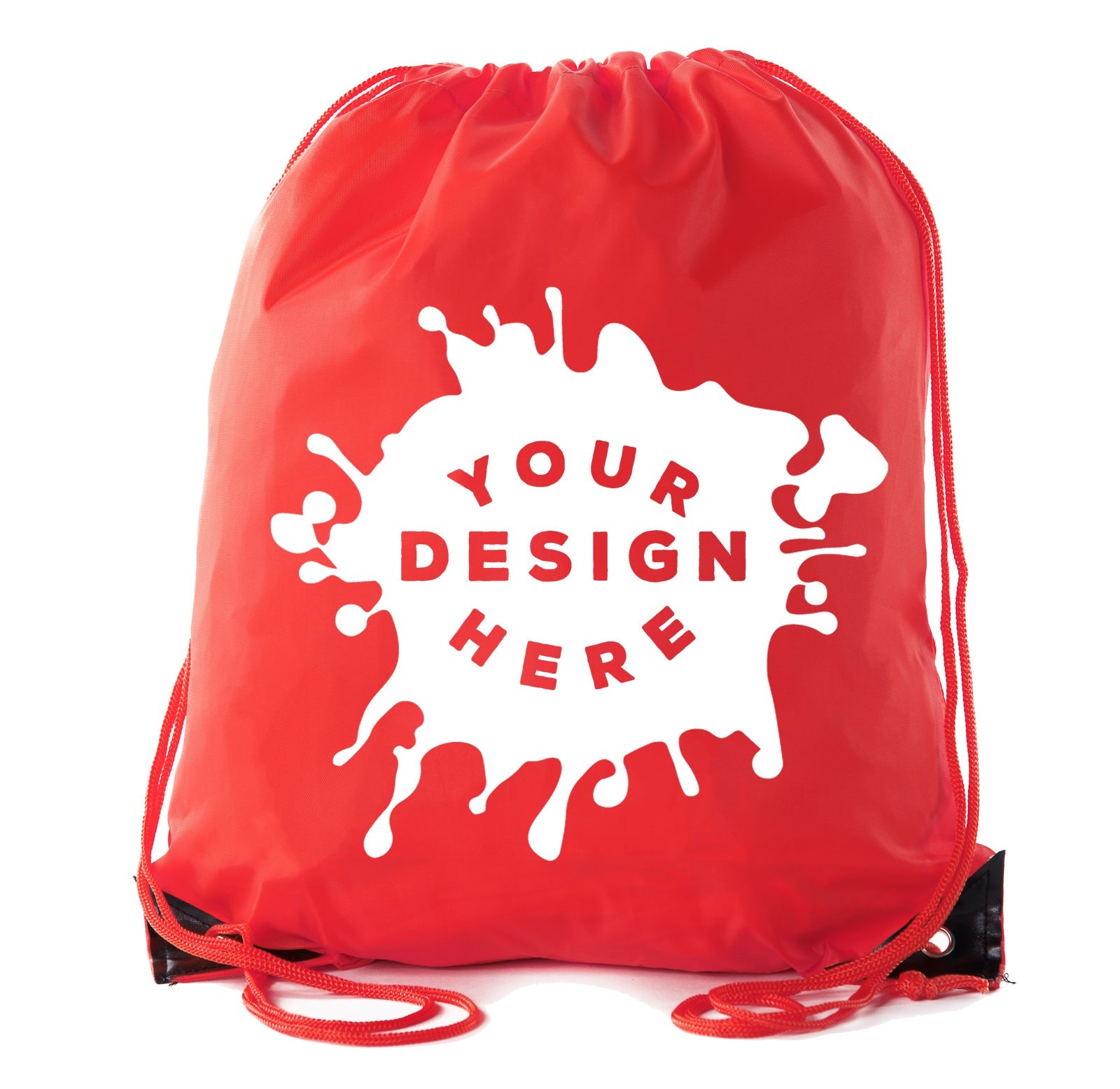 Custom Polyester Drawstring Bag - Bulk - Mato & Hash