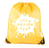 Custom Polyester Drawstring Bag - Bulk - Mato & Hash