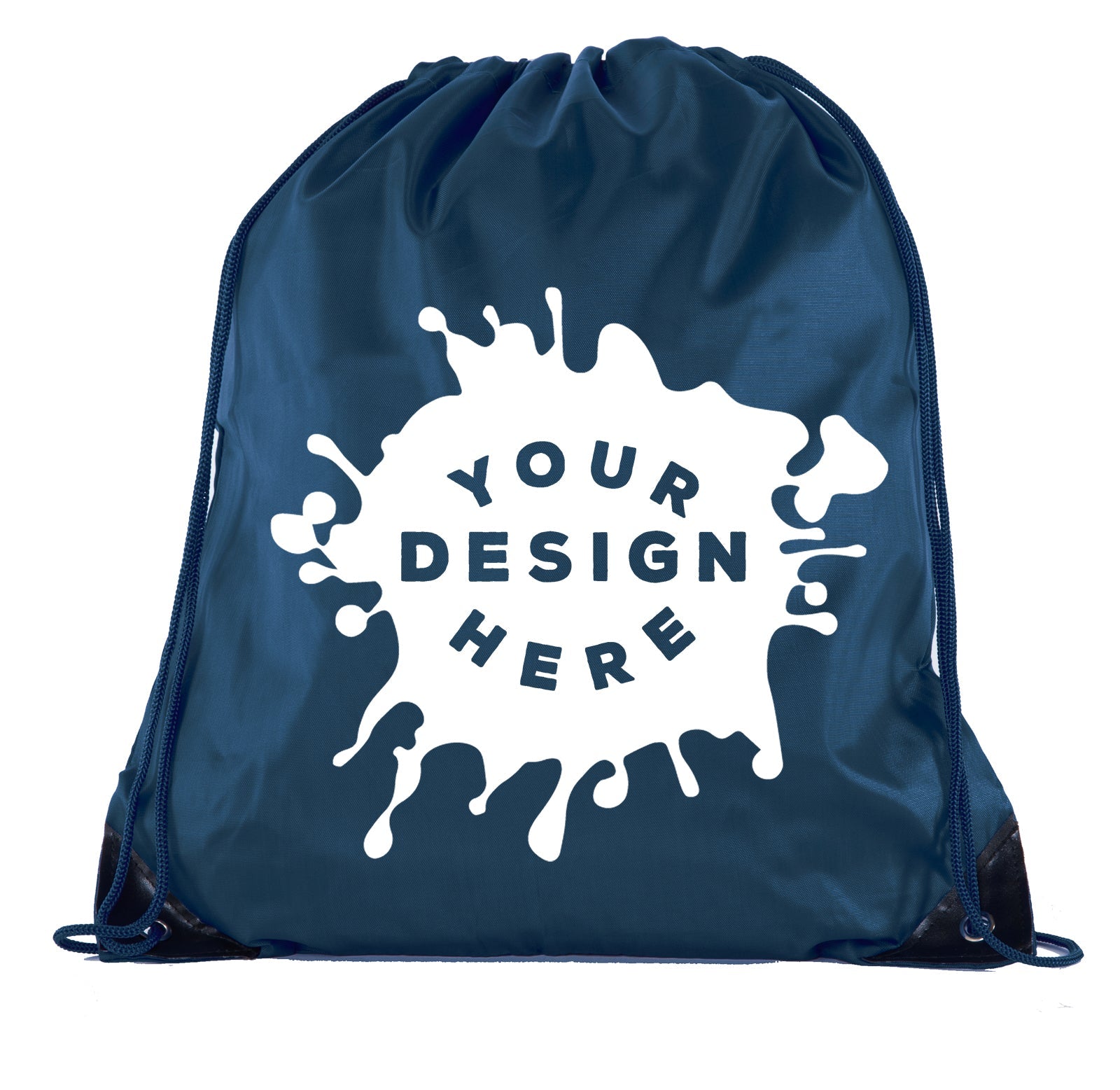 Custom Polyester Drawstring Bag - Bulk - Mato & Hash