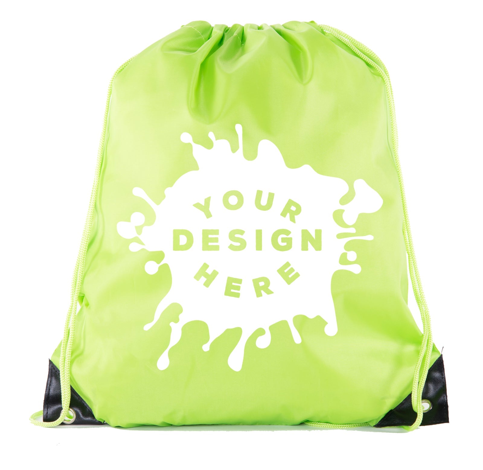 Custom Polyester Drawstring Bag - Bulk - Mato & Hash
