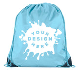 Custom Polyester Drawstring Bag - Bulk - Mato & Hash