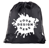 Custom Polyester Drawstring Bag - Bulk - Mato & Hash