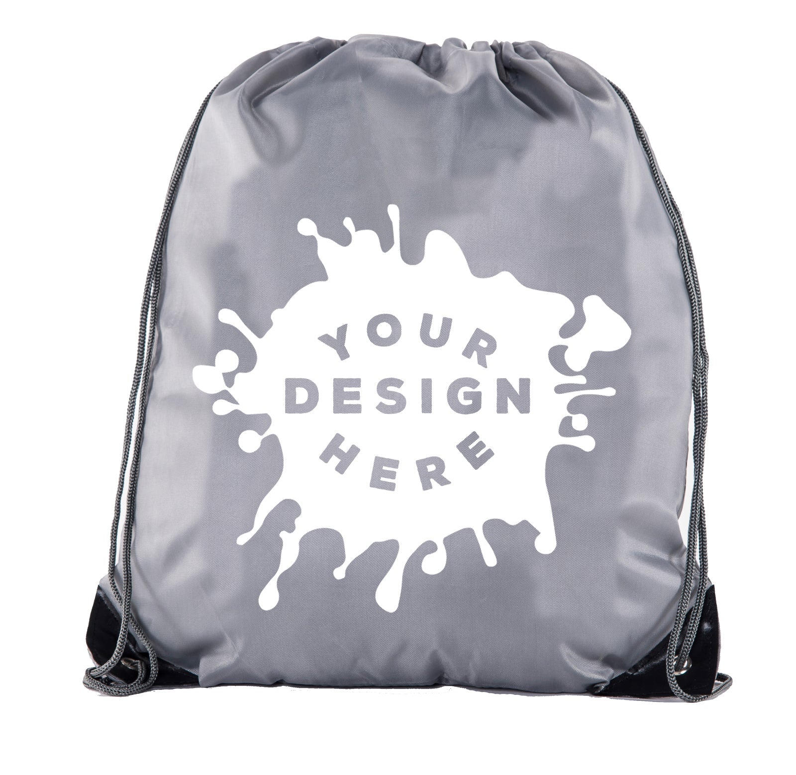 Custom Polyester Drawstring Bag - Bulk - Mato & Hash