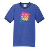 Custom Port & Company® Core Cotton Ringer Tee - Mato & Hash