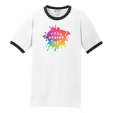 Custom Port & Company® Core Cotton Ringer Tee - Mato & Hash