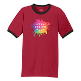 Custom Port & Company® Core Cotton Ringer Tee - Mato & Hash