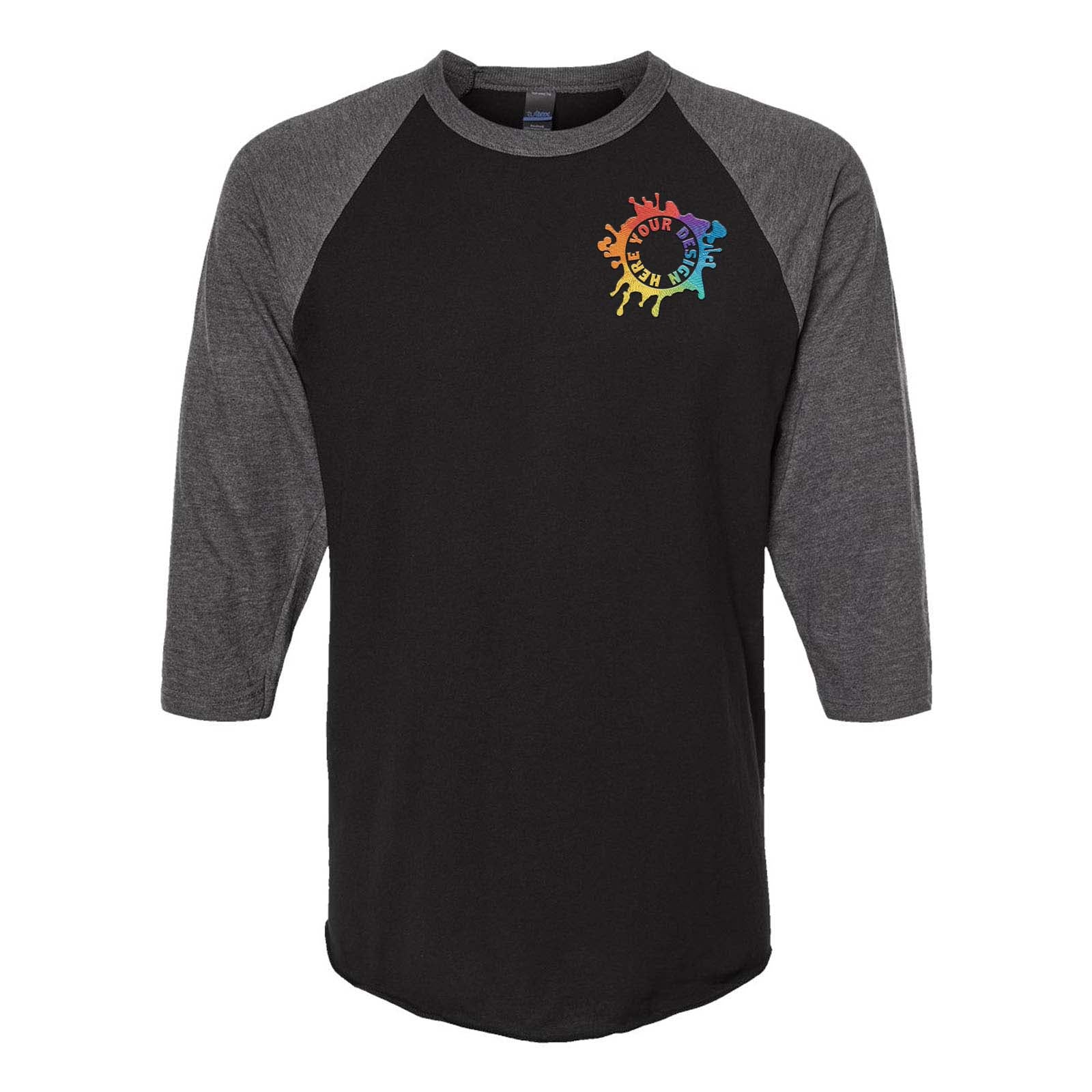 Custom Tultex Unisex Fine Jersey Raglan T-Shirt - Mato & Hash