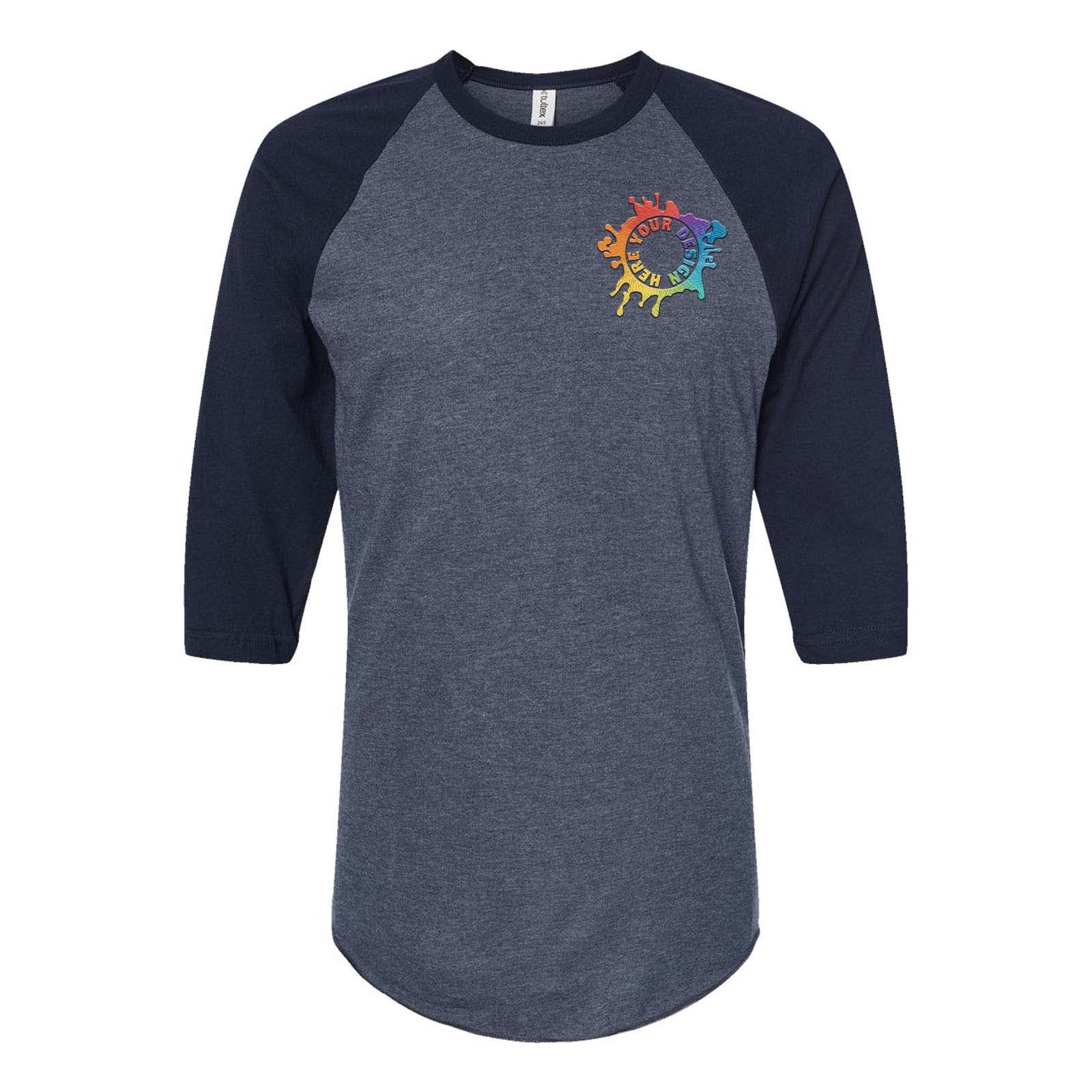 Custom Tultex Unisex Fine Jersey Raglan T-Shirt - Mato & Hash