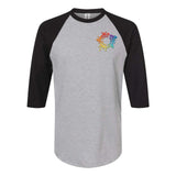 Custom Tultex Unisex Fine Jersey Raglan T-Shirt - Mato & Hash