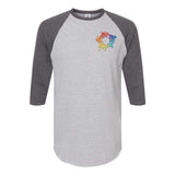 Custom Tultex Unisex Fine Jersey Raglan T-Shirt - Mato & Hash