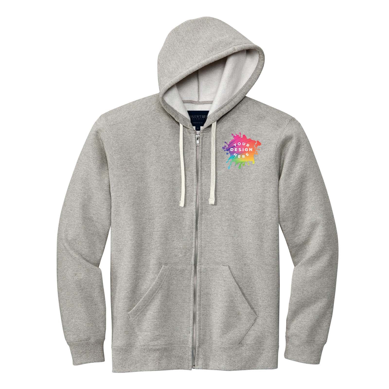 Custom Volunteer Knitwear™ Chore Fleece Full-Zip Hoodie - Mato & Hash