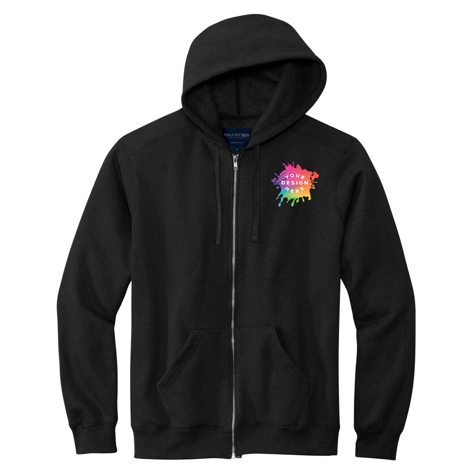 Custom Volunteer Knitwear™ Chore Fleece Full-Zip Hoodie - Mato & Hash