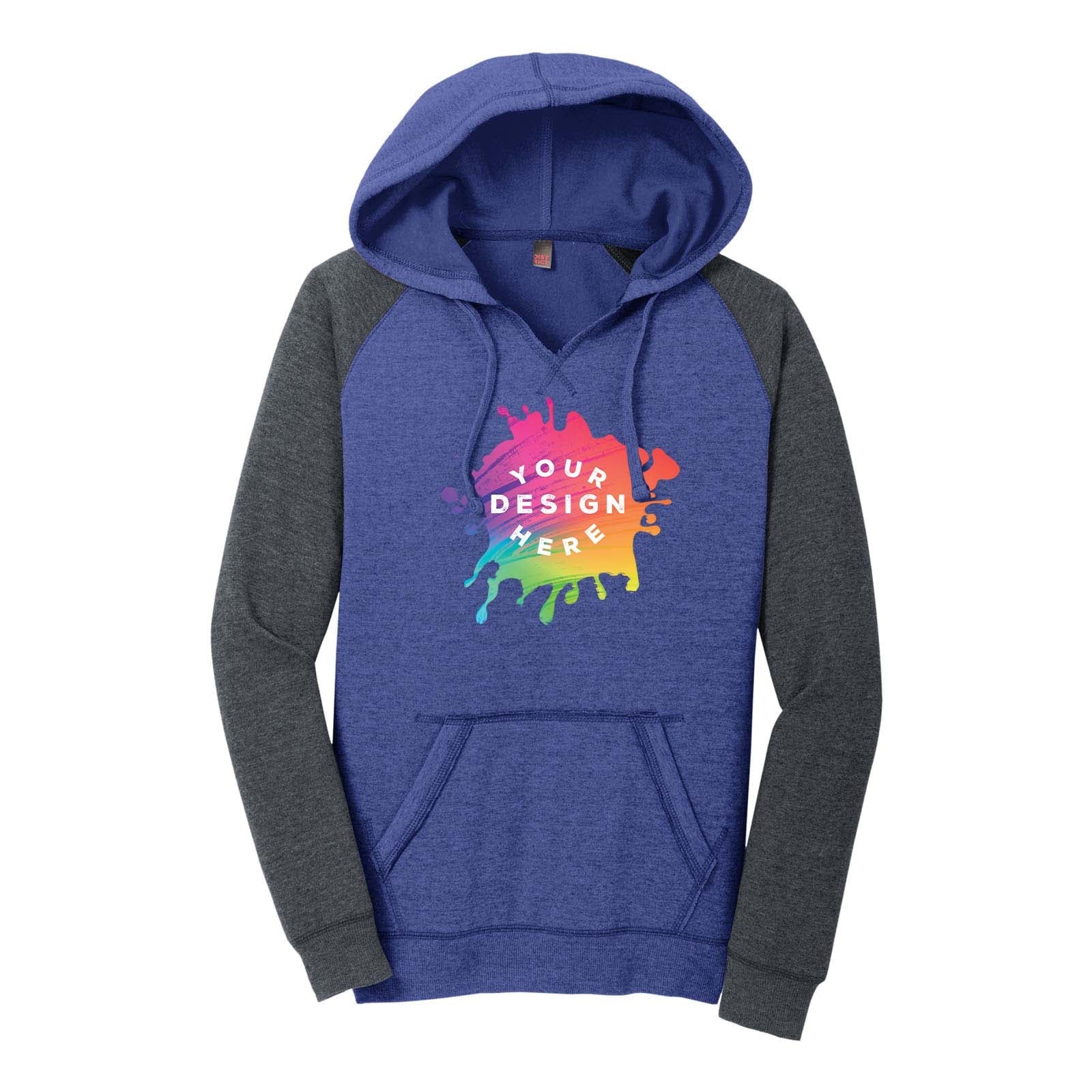 Custom Women's Lightweight Fleece Raglan Hoodie - Mato & Hash