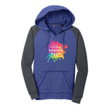 Custom Women's Lightweight Fleece Raglan Hoodie