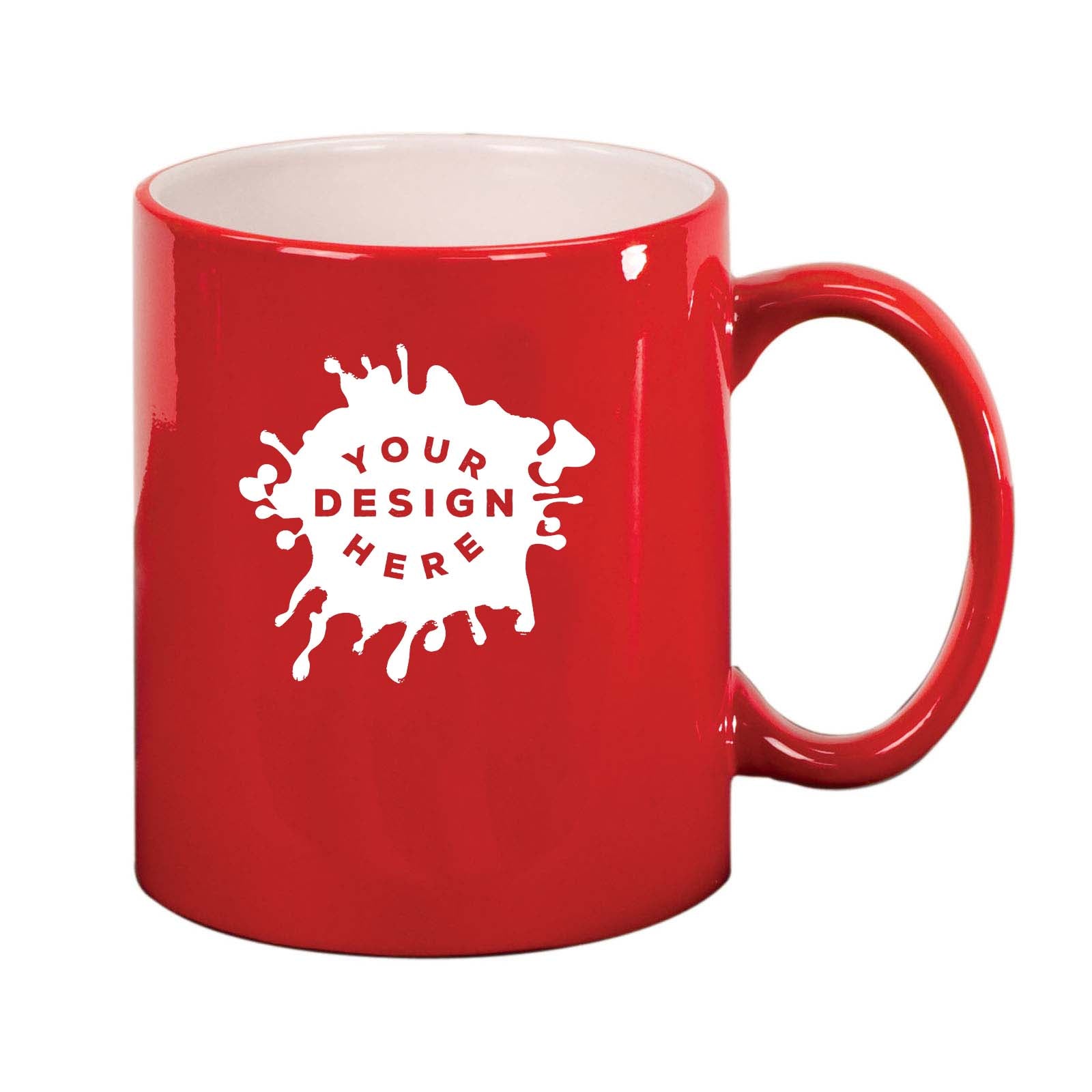 Customized-Lasered Ceramic Round Mug 11 oz. - Mato & Hash