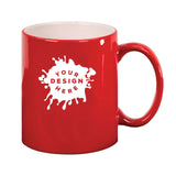 Customized-Lasered Ceramic Round Mug 11 oz. - Mato & Hash