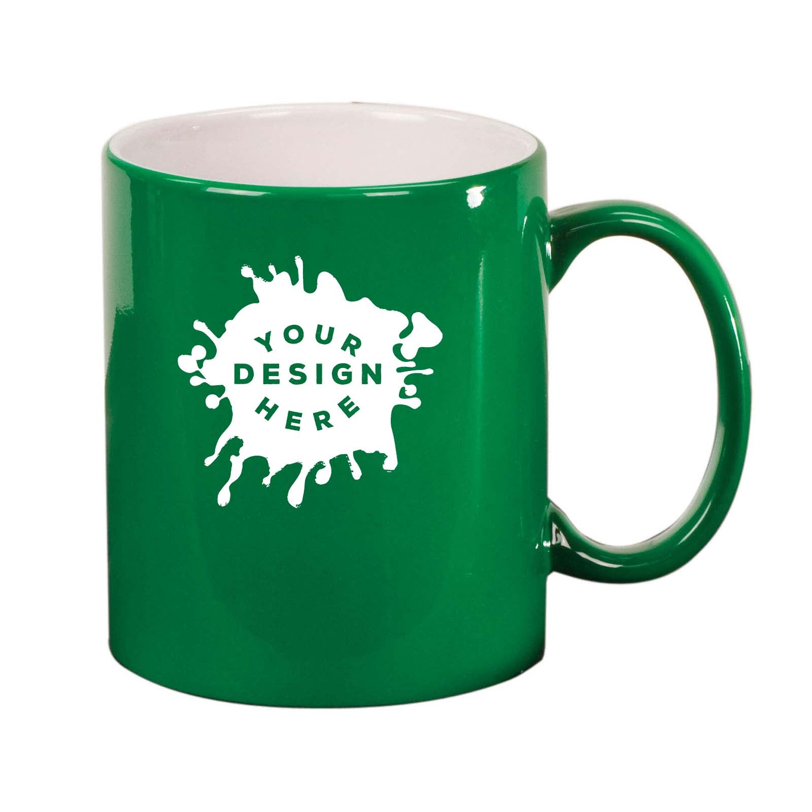 Customized-Lasered Ceramic Round Mug 11 oz. - Mato & Hash