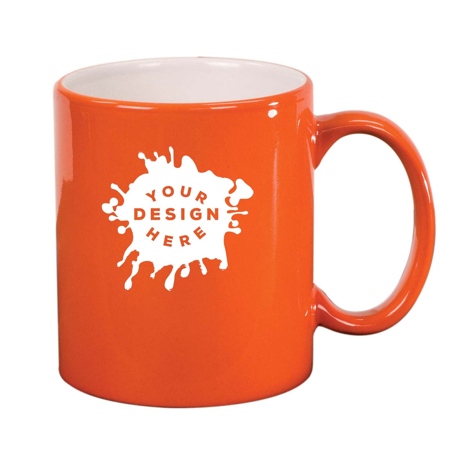 Customized-Lasered Ceramic Round Mug 11 oz. - Mato & Hash