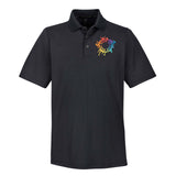 Devon & Jones CrownLux Performance Polyester/Cotton Blend Men's Plaited Polo T-Shirt Embroidery