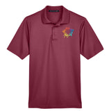 Devon & Jones CrownLux Performance Polyester/Cotton Blend Men's Plaited Polo T-Shirt Embroidery - Mato & Hash