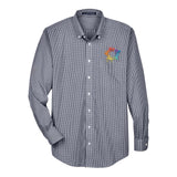 Devon & Jones Men's Crown Woven Collection® Gingham Check Embroidery - Mato & Hash