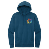 District Men's Cotton/Polyester Fleece Hooded Sweatshirt Embroidery - Mato & Hash