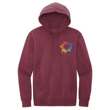 District Men's Cotton/Polyester Fleece Hooded Sweatshirt Embroidery - Mato & Hash