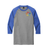 District ® Perfect Tri ® 3/4-Sleeve Raglan Embroidery - Mato & Hash