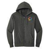 District® Perfect Weight® Fleece Full-Zip Hoodie Embroidered