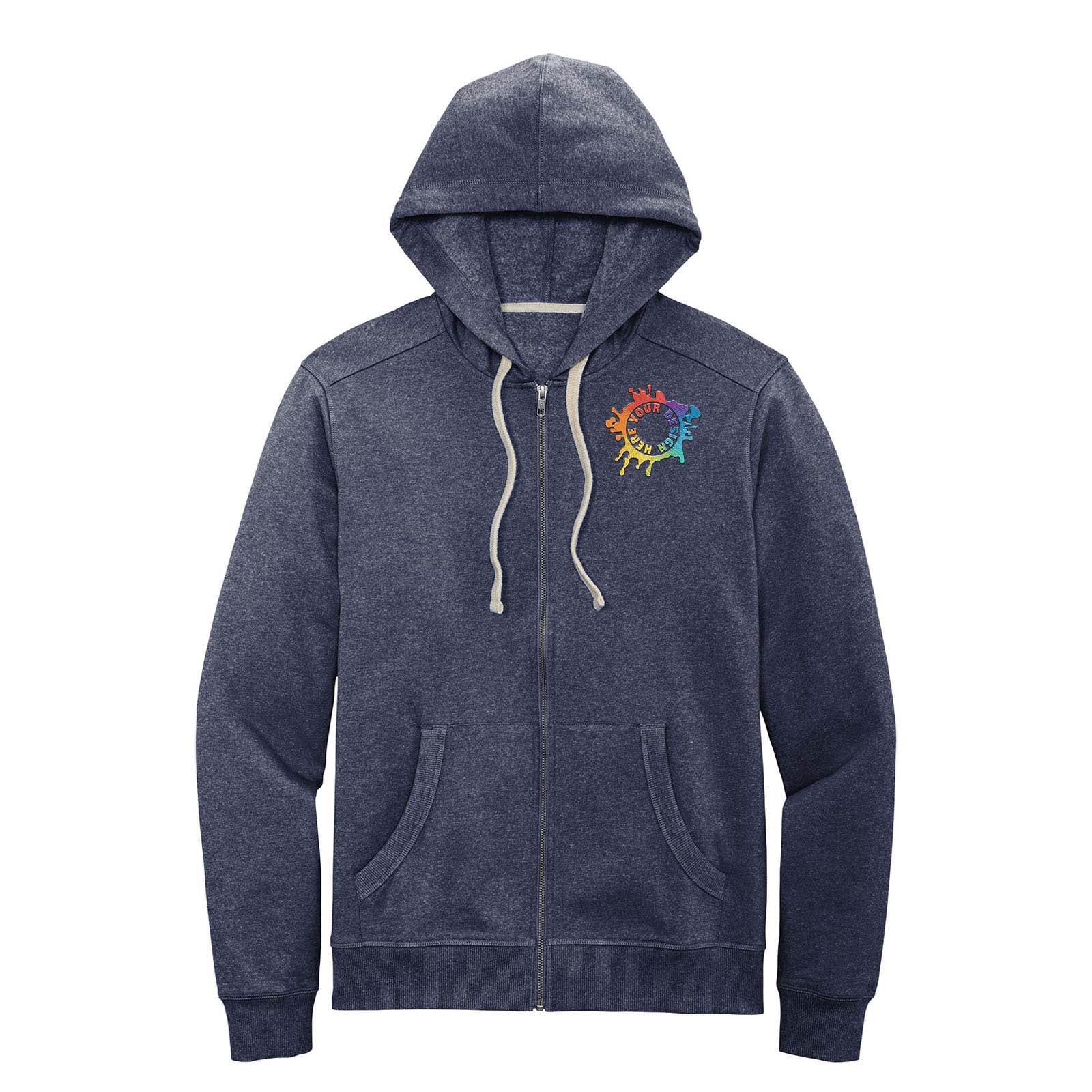 District® Re-Fleece™ Full-Zip Hoodie Embroidered - Mato & Hash