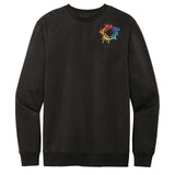 District V.I.T. Men's Cotton/Polyester Fleece Crew Neck Sweatshirt Embroidery - Mato & Hash
