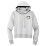 District V.I.T. Women's Cotton/Polyester Fleece Hooded Sweatshirt Embroidery - Mato & Hash