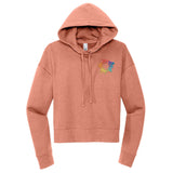 District V.I.T. Women's Cotton/Polyester Fleece Hooded Sweatshirt Embroidery - Mato & Hash