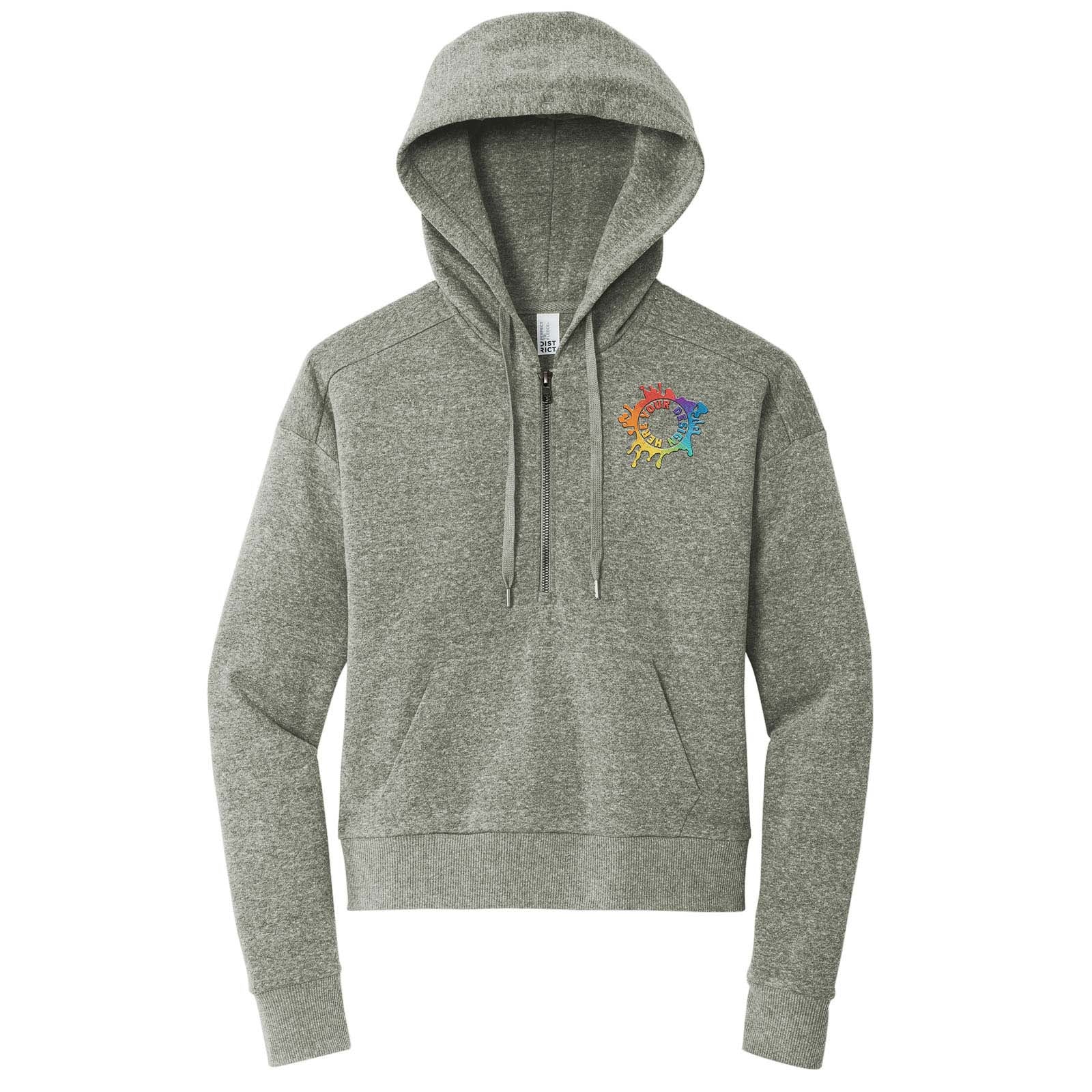 District® Women’s Perfect Tri® Fleece 1/2-Zip Pullover Embroidered - Mato & Hash
