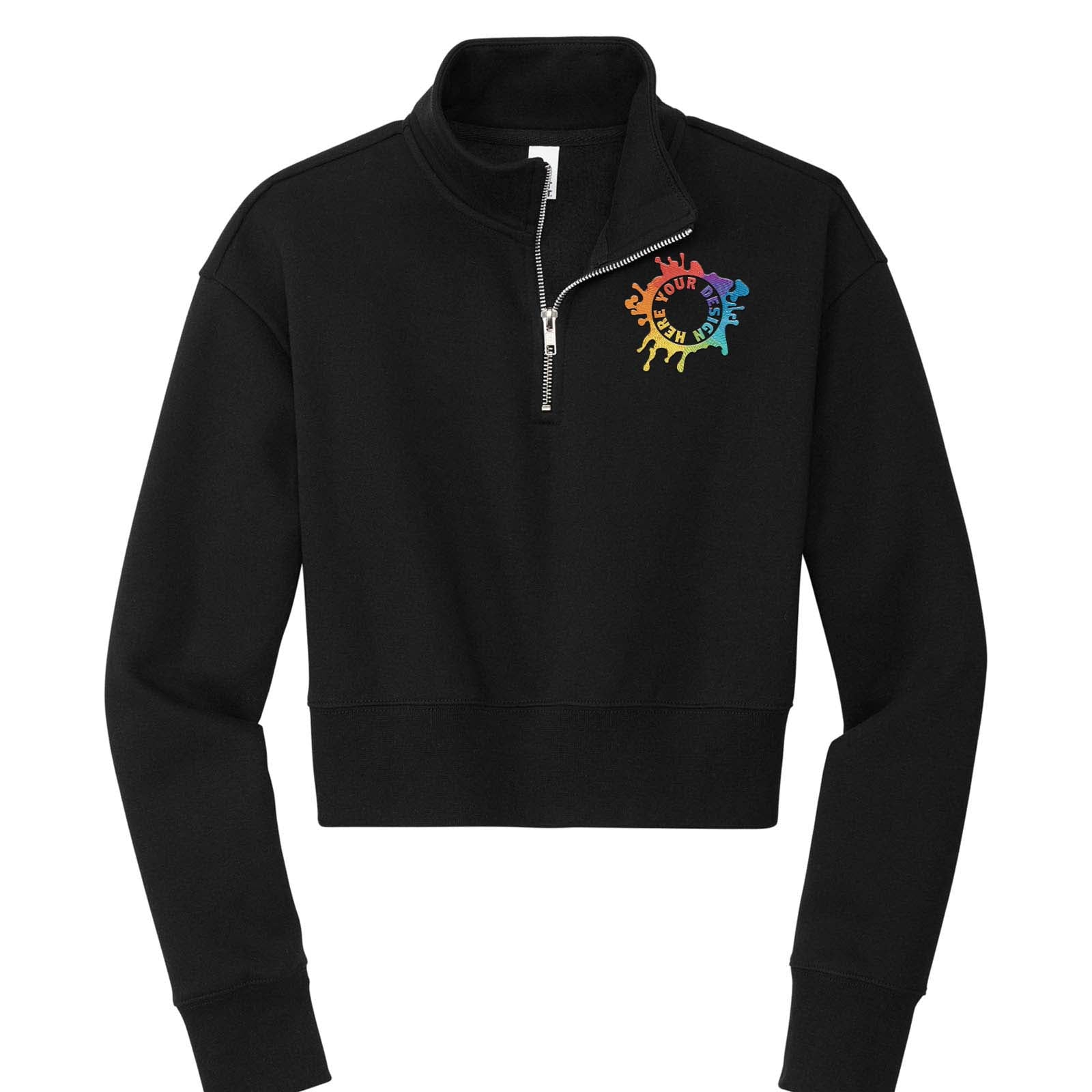 District® Women’s V.I.T.™ Fleece 1/2-Zip Embroidered - Mato & Hash