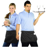 Double sided 3 Pocket Waist Apron with Pen Holder | Waterproof Apron - Mato & Hash