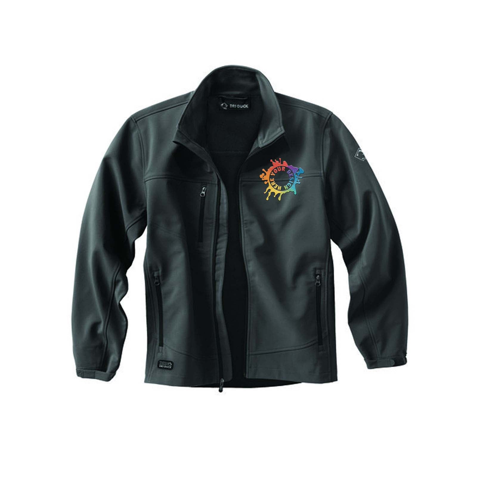 Dri Duck Men's Water-Resistant Soft Shell Motion Jacket Embroidery - Mato & Hash