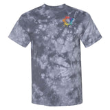 Dyenomite 100% Cotton Unisex Crystal Tie-Dye T-Shirt Embroidery - Mato & Hash