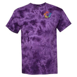 Dyenomite 100% Cotton Unisex Crystal Tie-Dye T-Shirt Embroidery - Mato & Hash
