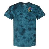 Dyenomite 100% Cotton Unisex Crystal Tie-Dye T-Shirt Embroidery - Mato & Hash