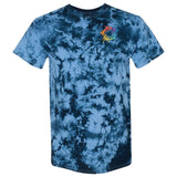 Dyenomite 100% Cotton Unisex Crystal Tie-Dye T-Shirt Embroidery - Mato & Hash