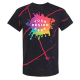 Dyenomite 100% Cotton Unisex Splatter T-Shirt - Mato & Hash