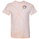 Dyenomite Cyclone Pinwheel 100% Cotton Unisex Tie-Dye T-Shirt Embroidery - Mato & Hash