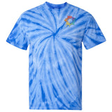 Dyenomite Cyclone Pinwheel 100% Cotton Unisex Tie-Dye T-Shirt Embroidery - Mato & Hash