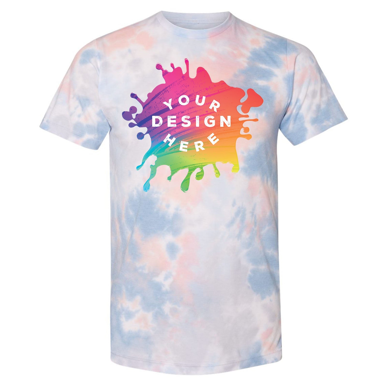 Dyenomite Dream Cotton/Polyester Blend Unisex Tie-Dye T-Shirt - Mato & Hash
