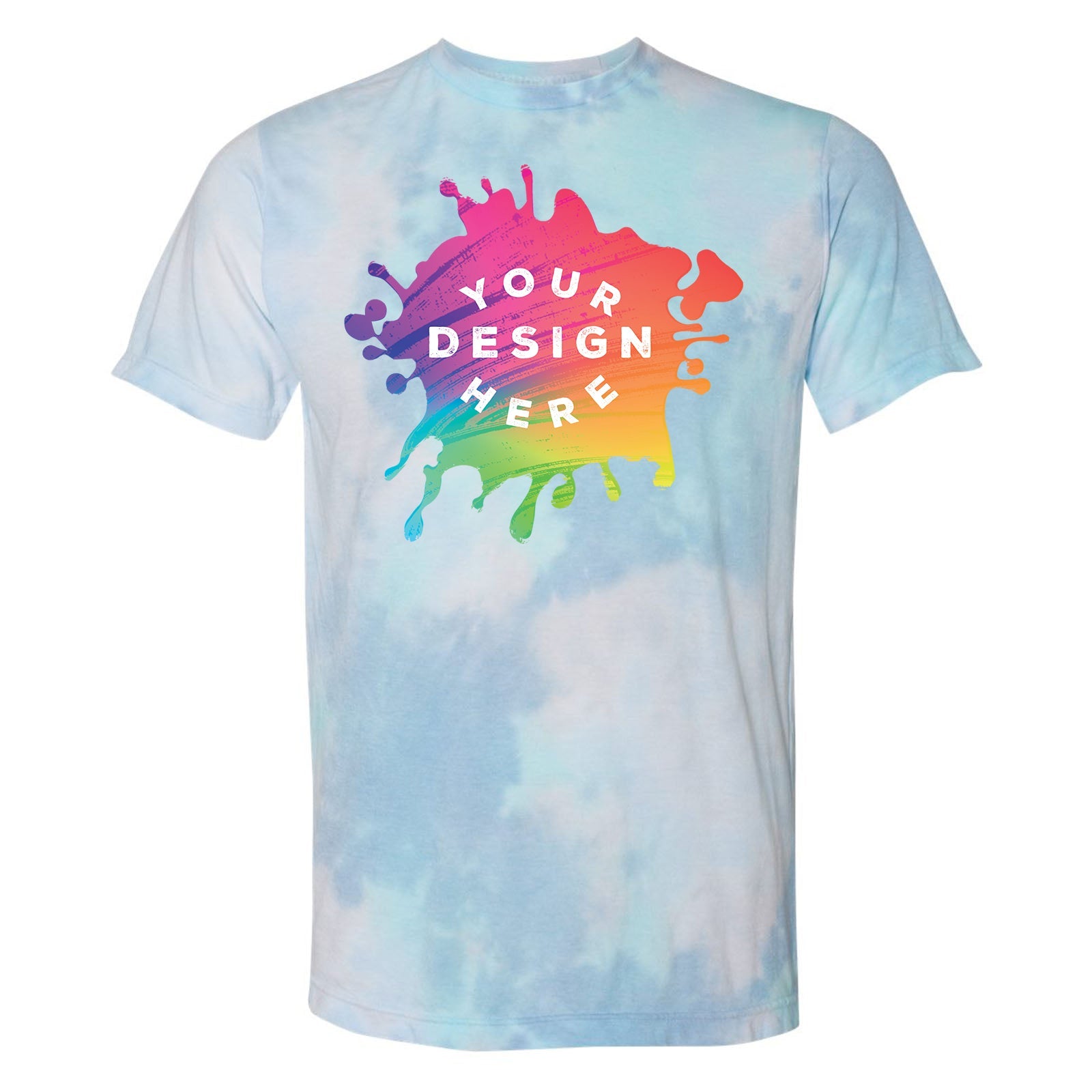 Dyenomite Dream Cotton/Polyester Blend Unisex Tie-Dye T-Shirt - Mato & Hash
