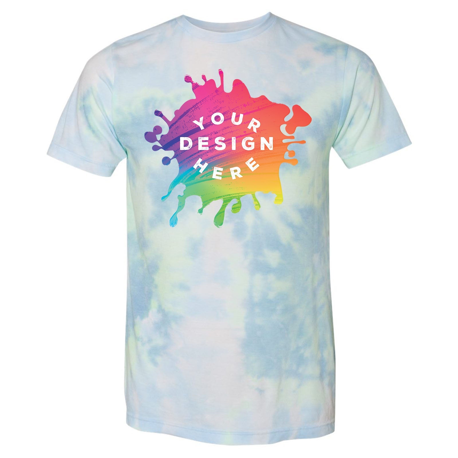 Dyenomite Dream Cotton/Polyester Blend Unisex Tie-Dye T-Shirt - Mato & Hash
