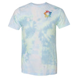 Dyenomite Dream Cotton/Polyester Blend Unisex Tie-Dye T-Shirt Embroidery - Mato & Hash