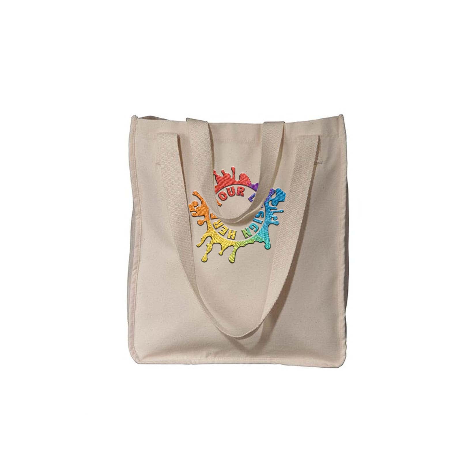 Econscious Organic Cotton Canvas Market Tote Embroidery - Mato & Hash