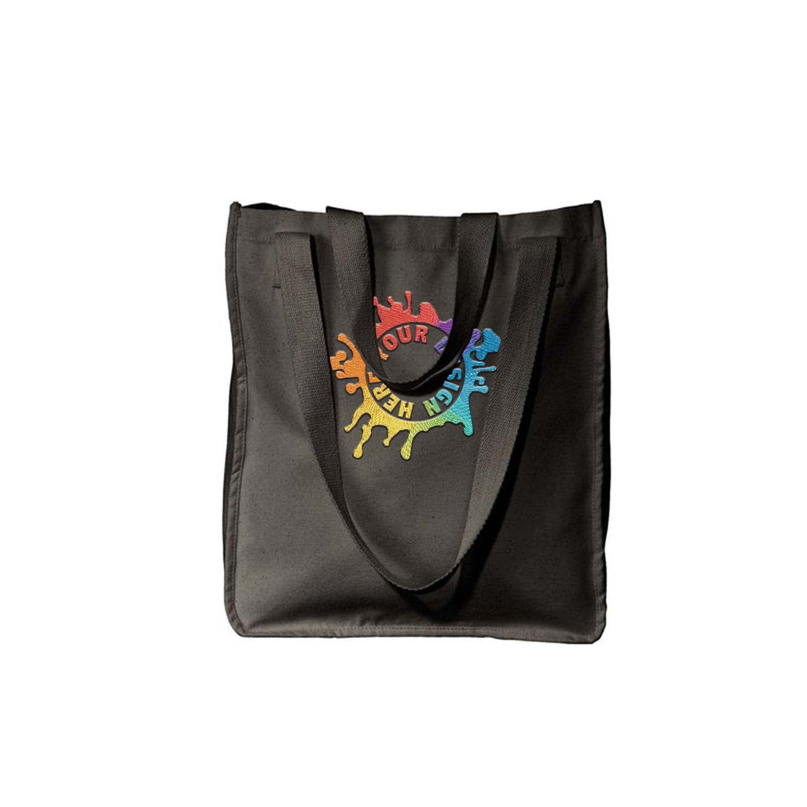 Econscious Organic Cotton Canvas Market Tote Embroidery - Mato & Hash